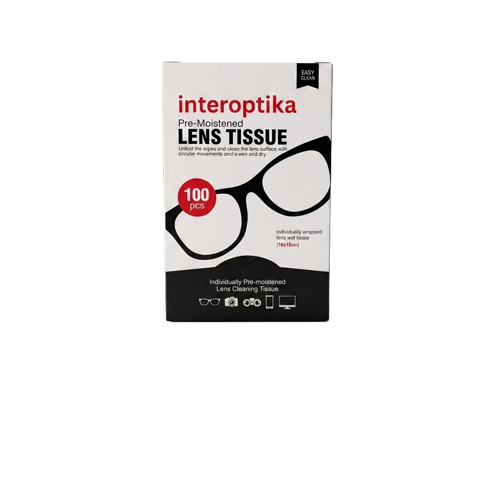 InterOptika lens cleaning wipes