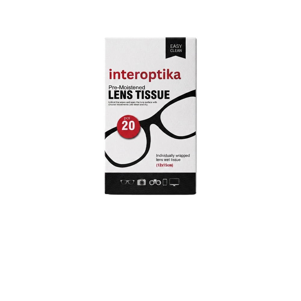 InterOptika lens cleaning wipes