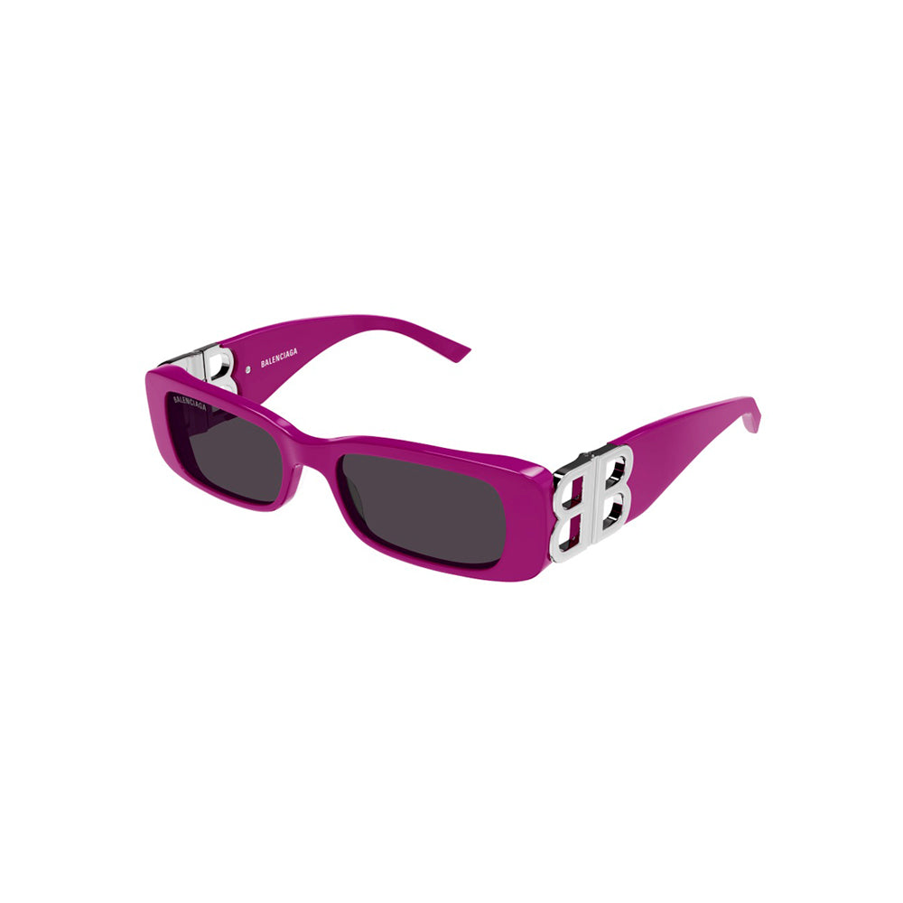 Balenciaga BB0096S sunglasses in pink, 45° view