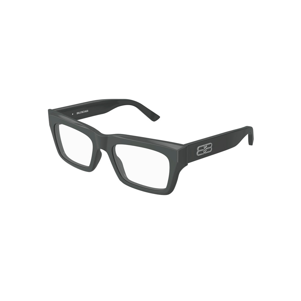 Balenciaga BB0240O glasses in black, 45° view