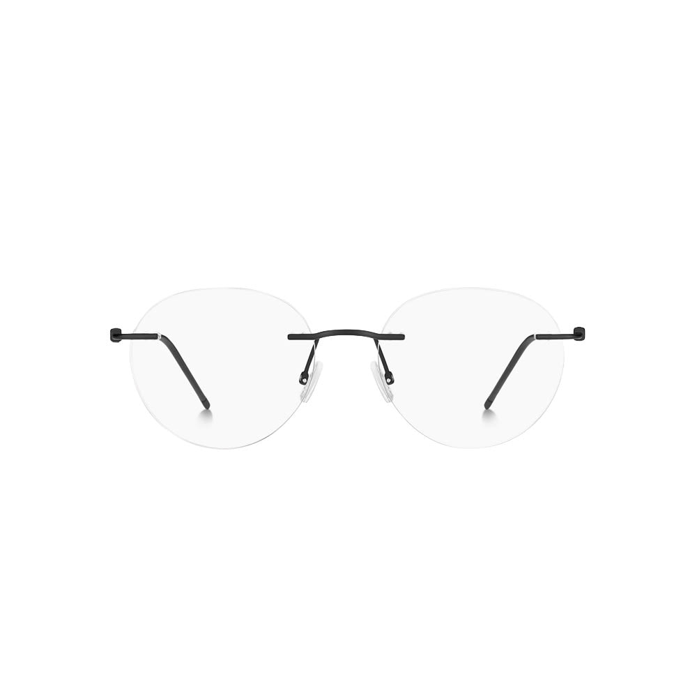 BOSS 1422 glasses in black, front view