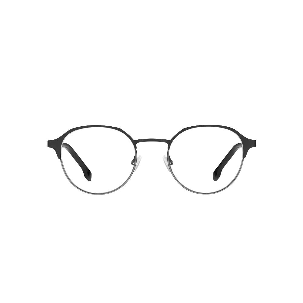 BOSS 1638 glasses in black, front view
