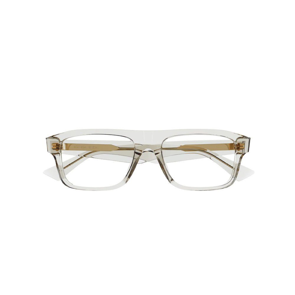 Bottega Veneta BV1156O glasses in silver, front view