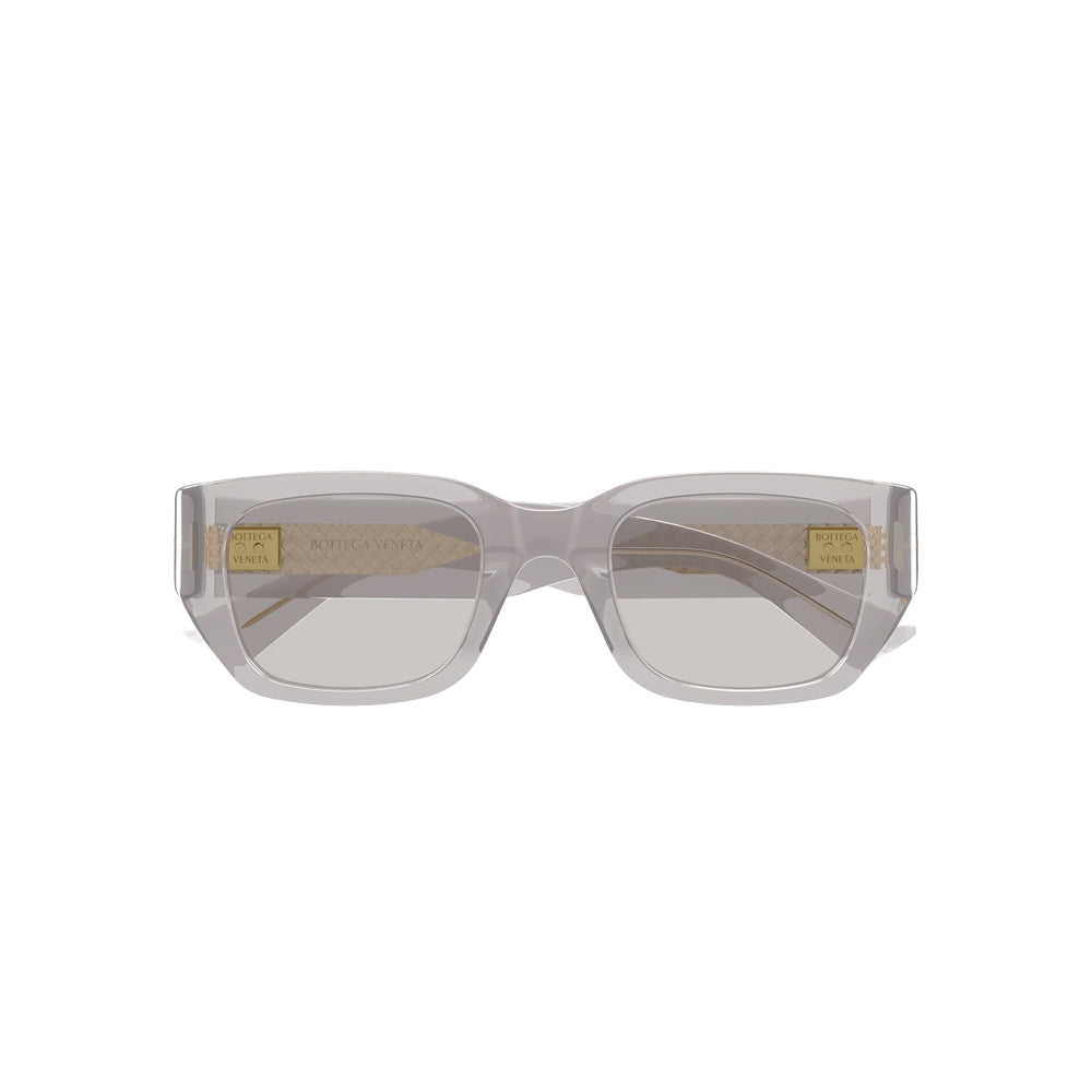 Bottega Veneta BV1401SA sunglasses in black, front view