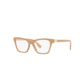 Burberry 2355 glasses in brown, 45° view