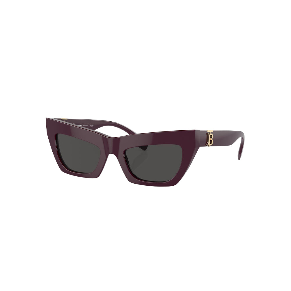 Burberry 4405 sunglasses in red, 45° view