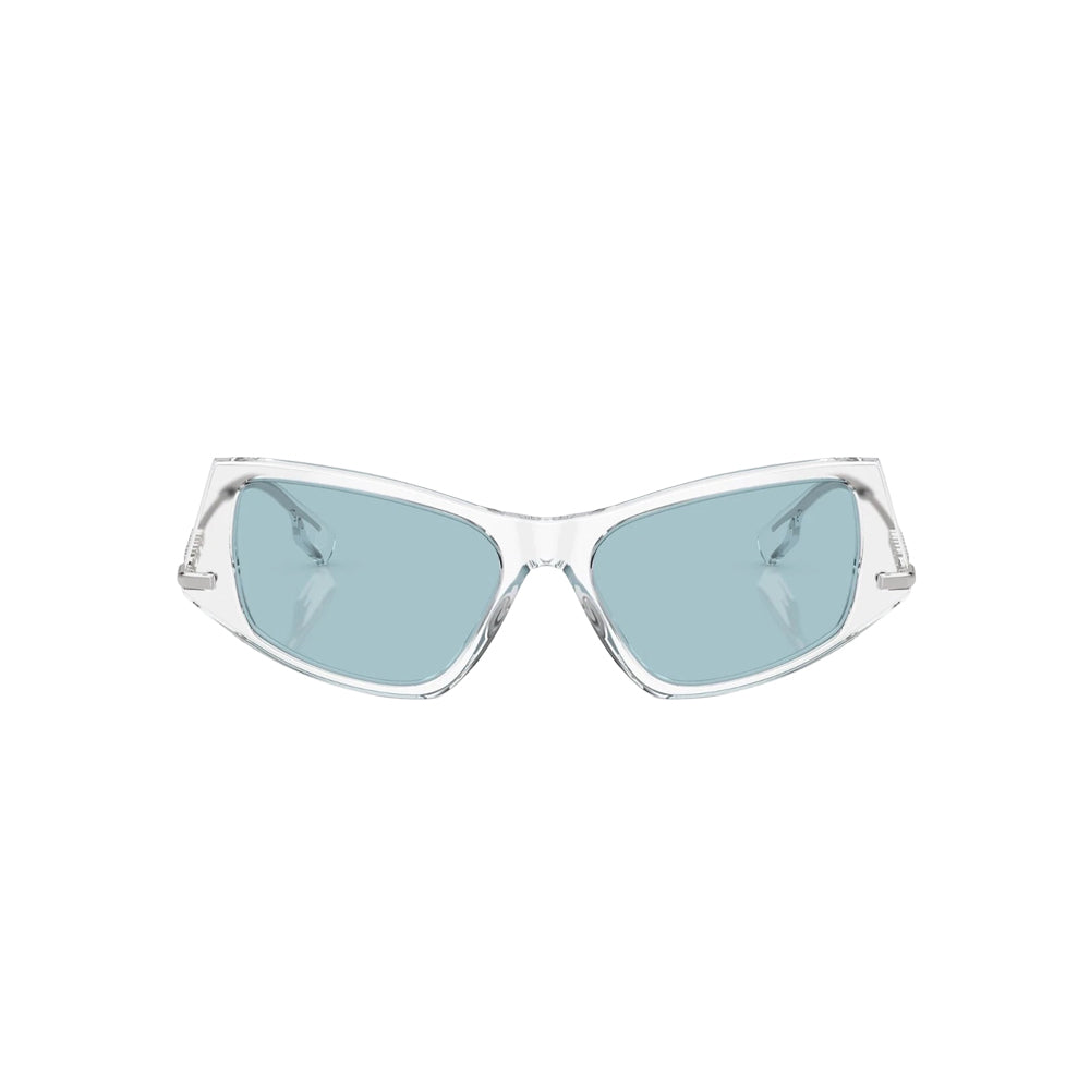 Burberry 4408 sunglasses in silver, front view