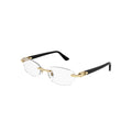 Cartier CT0318O glasses in gold, 45° view