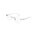 Cartier CT0342O glasses in gold, 45° view