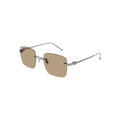 Cartier CT0403S sunglasses in silver, 45° view