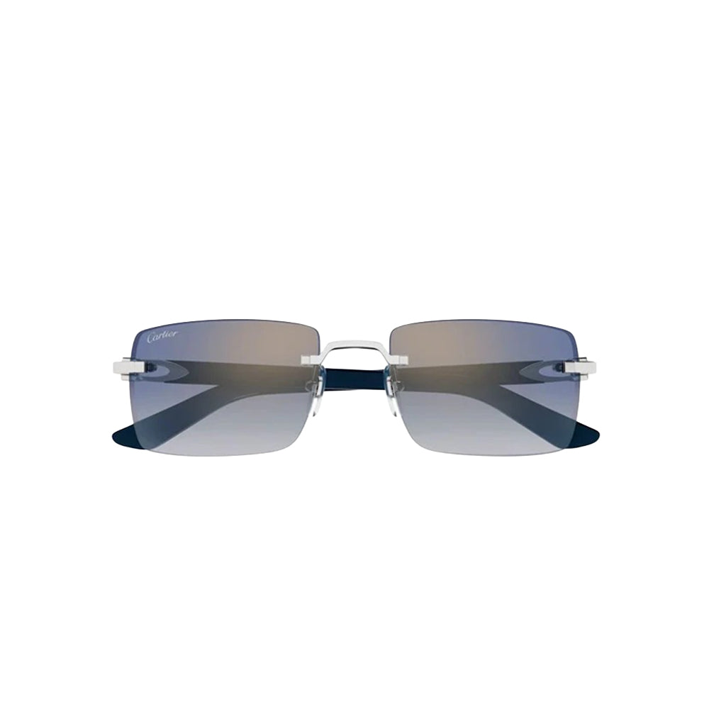 Cartier CT0579S sunglasses in blue, front view