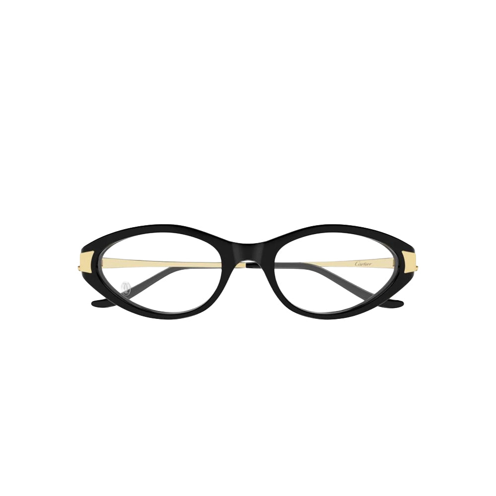 Cartier CT0633O sunglasses in black, front view