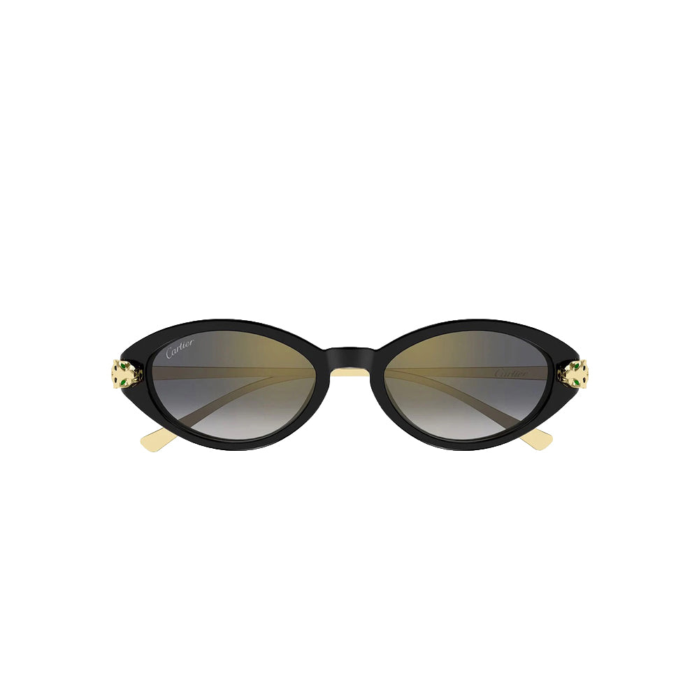 Cartier CT0634S sunglasses in gold, front view