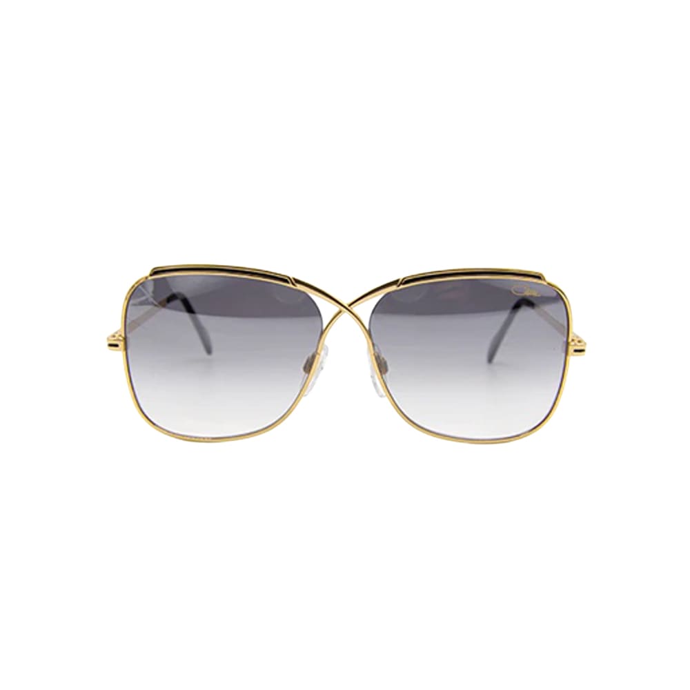 Cazal 224/3 glasses in gold, front view