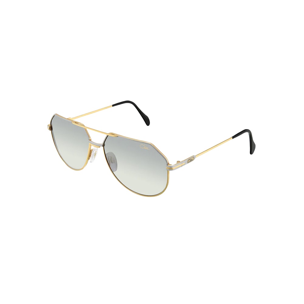 Cazal 724/3 glasses in gold, 45° view