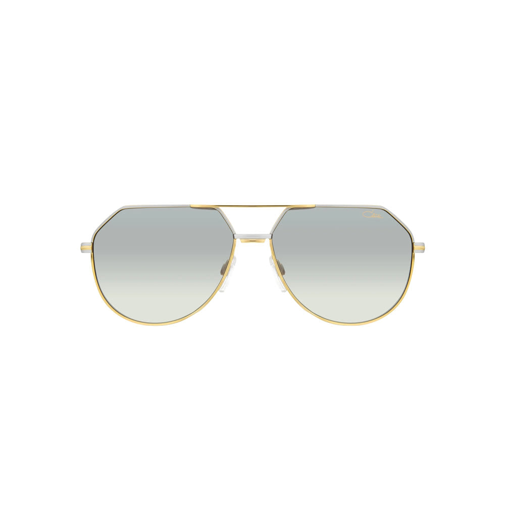 Cazal 724/3 glasses in gold, front view