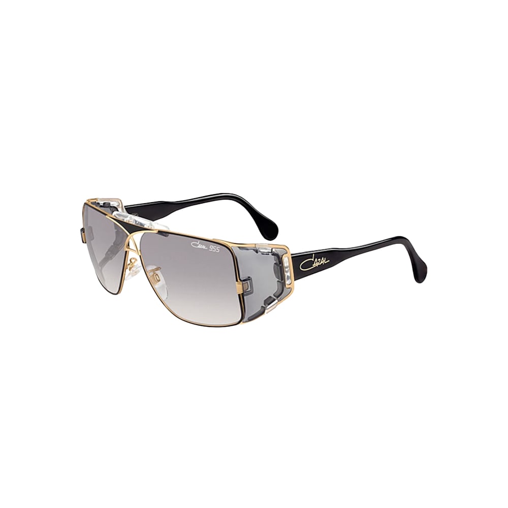 Cazal 955 sunglasses in black, 45° view