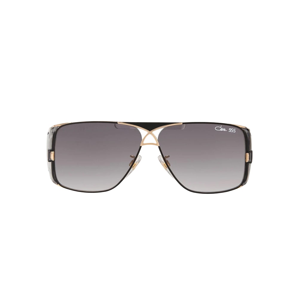 Cazal 955 sunglasses in black, front view