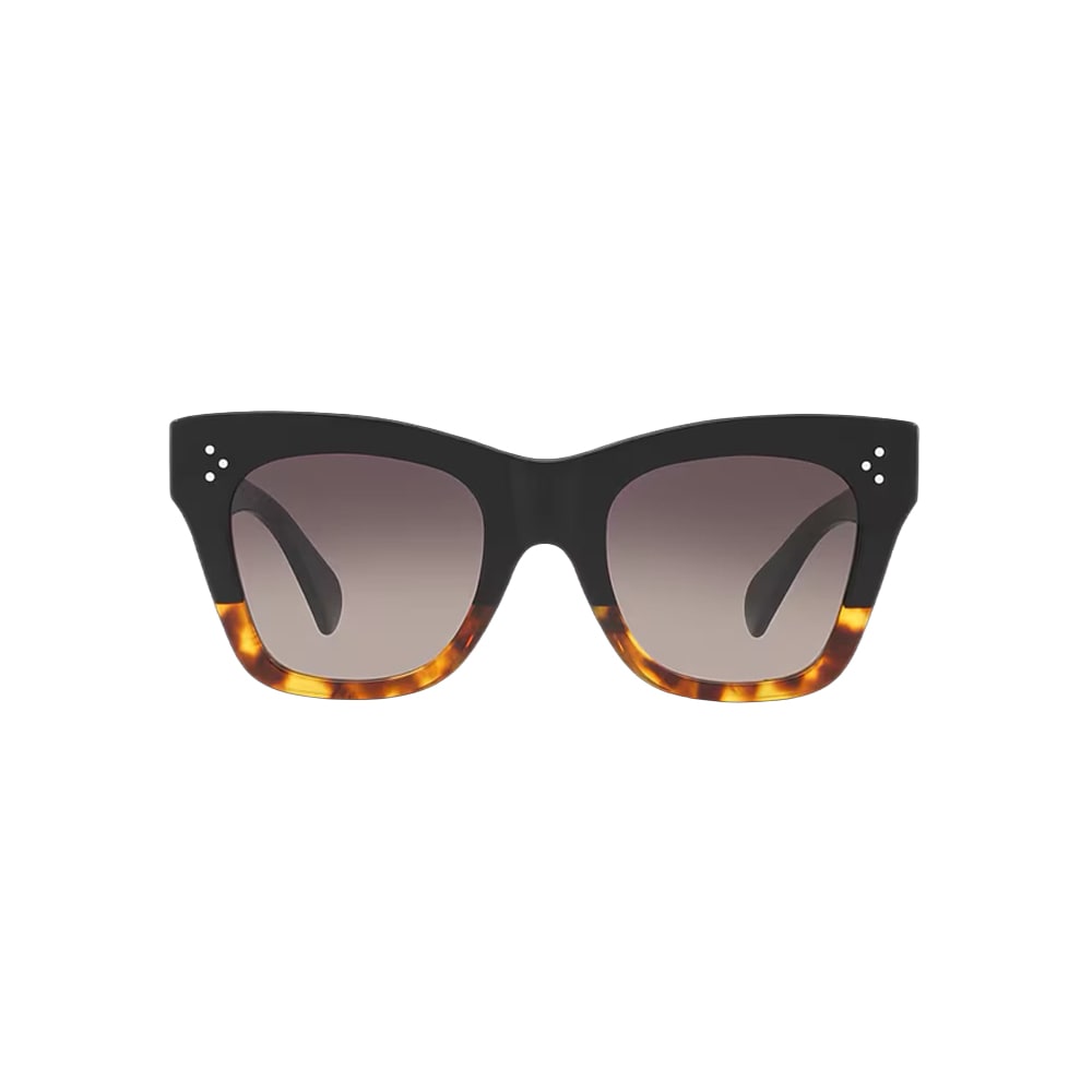 Celine CL40041N sunglasses in havana, front view
