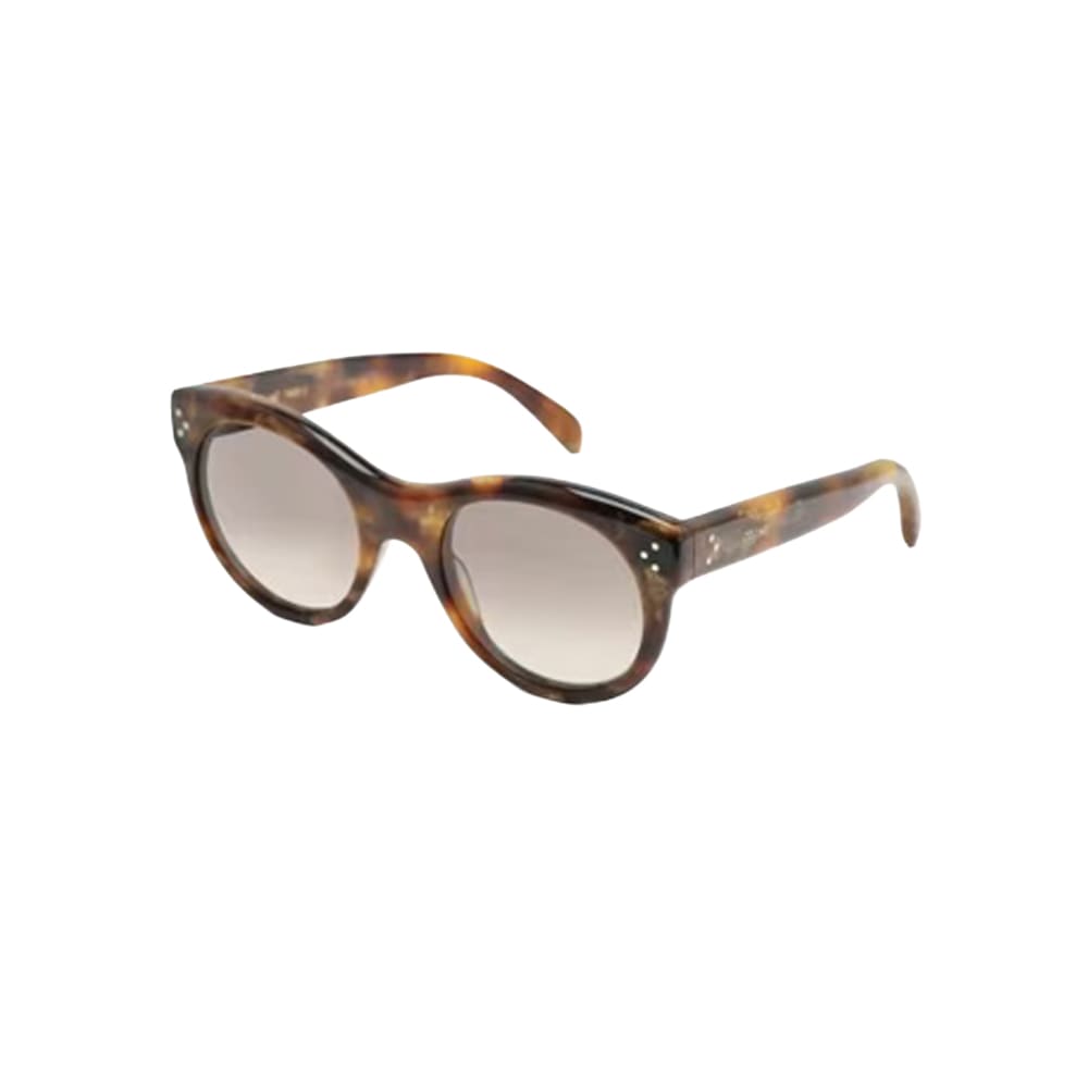 Celine CL40170I sunglasses in havana, 45° view