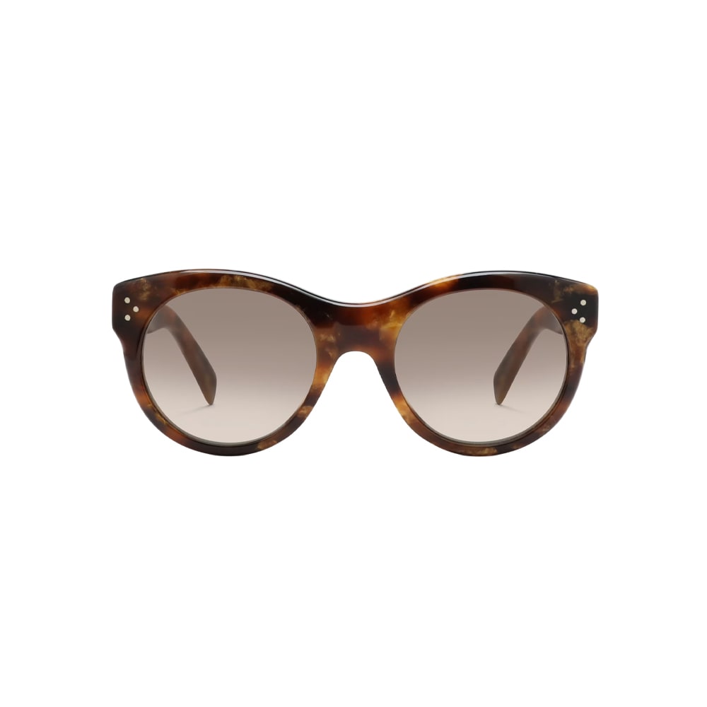 Celine CL40170I sunglasses in havana, front view