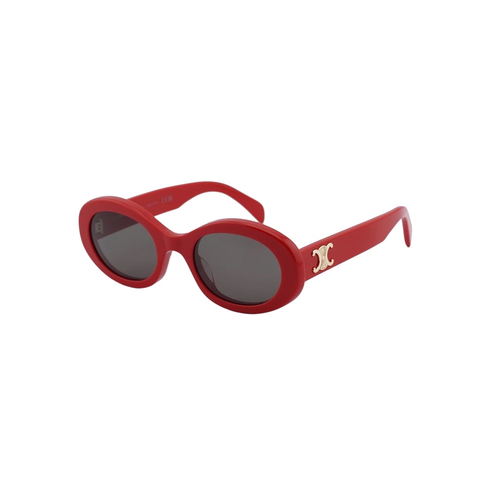 Celine CL40194U sunglasses in red, 45° view