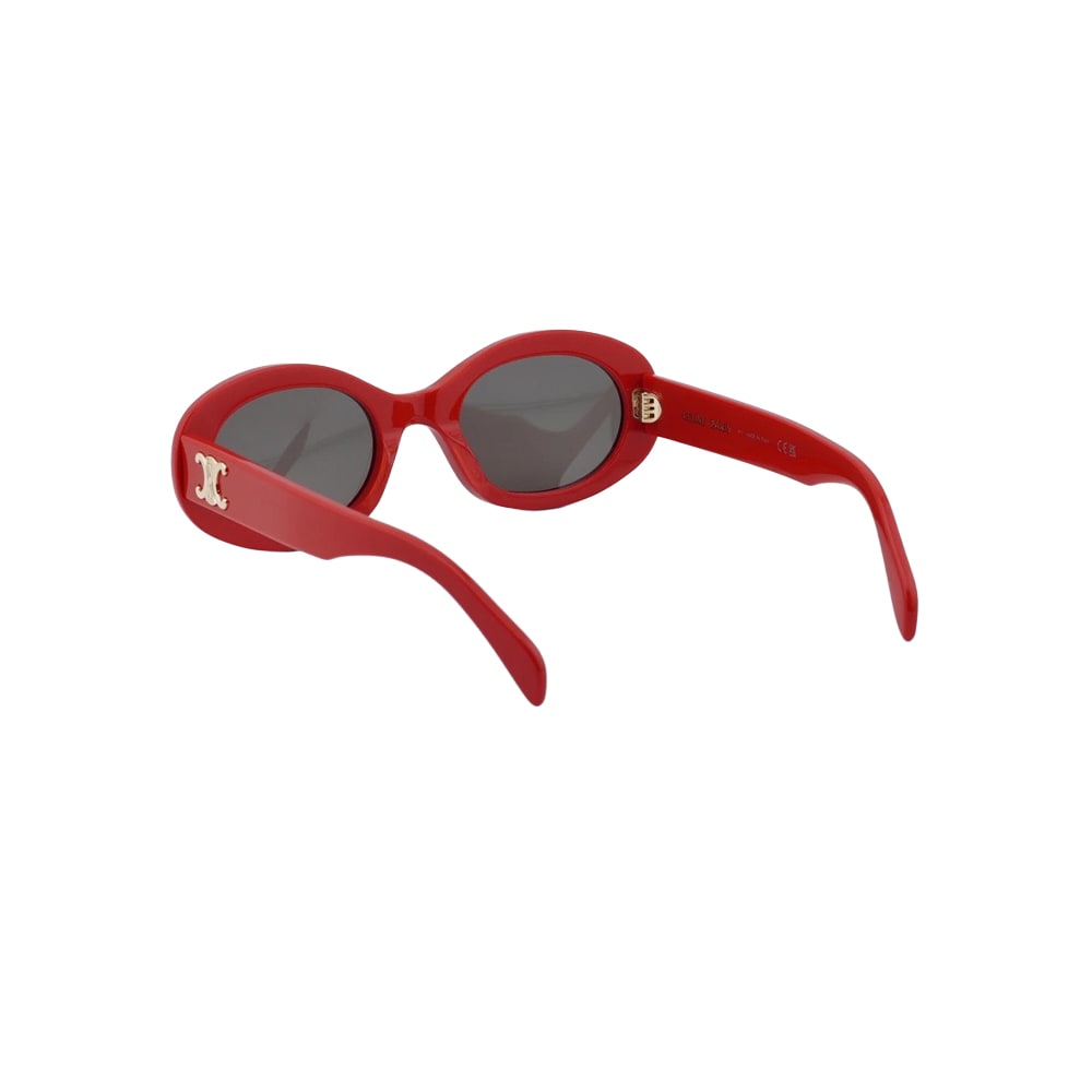 Celine CL40194U sunglasses in red, side view