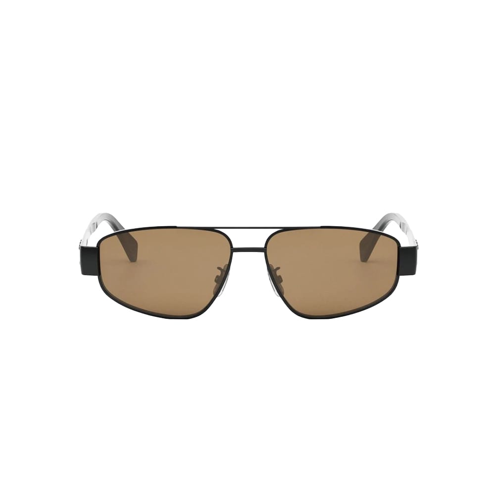 Celine CL40281U sunglasses in black, front view
