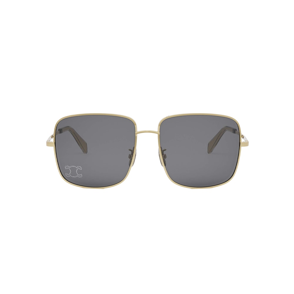 Celine CL40284U sunglasses in gold, front view