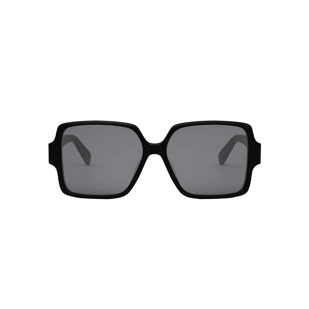 Celine CL40316U sunglasses in black, front view