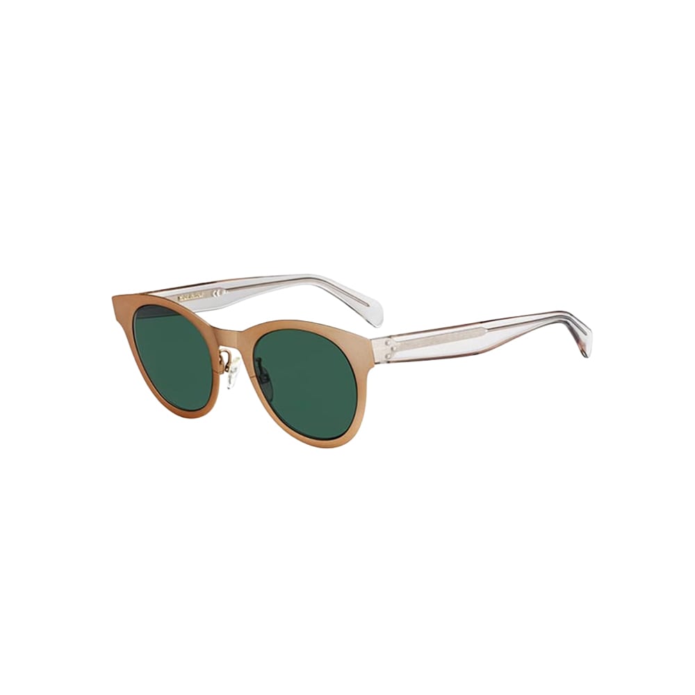 Celine CL41452/S DDBQT? TITANIUM sunglasses in gold, 45° view