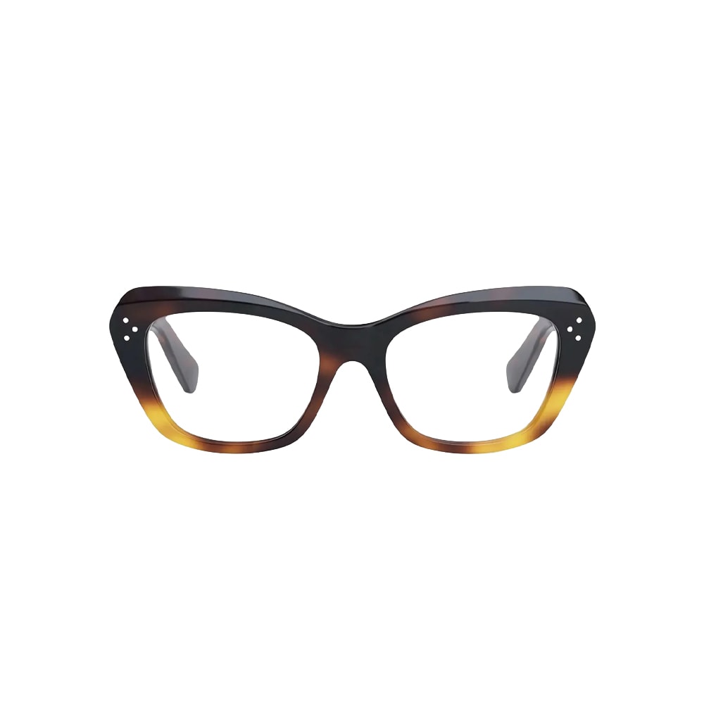 Celine CL50112I glasses in havana, front view