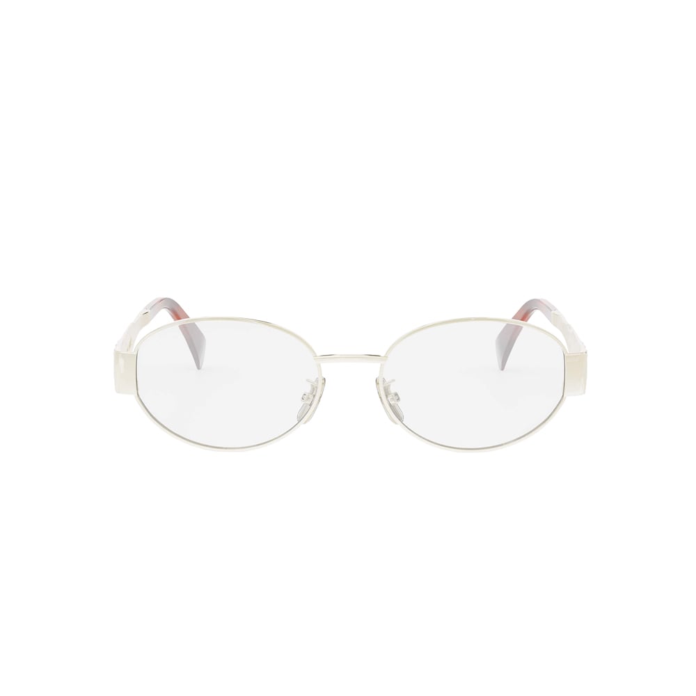 Celine CL50140U glasses in silver, front view