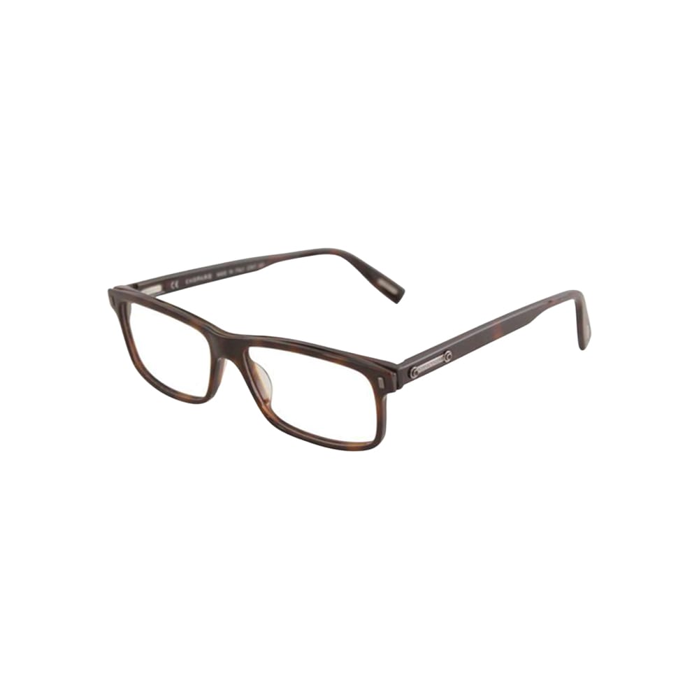 Chopard VCH221 glasses in brown, 45° view