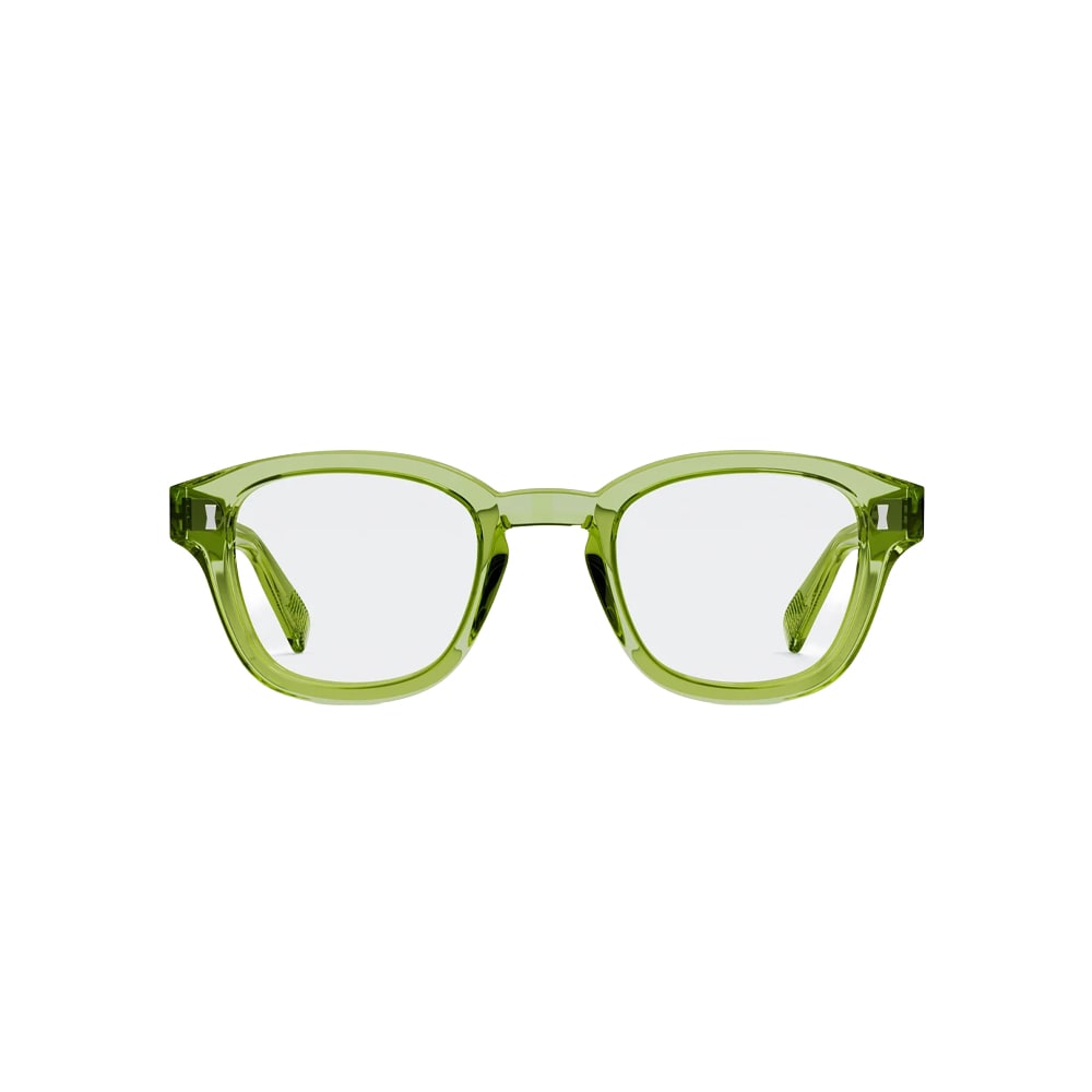 Cubitts CARNEGIE BOLD L COC glasses in green, front view