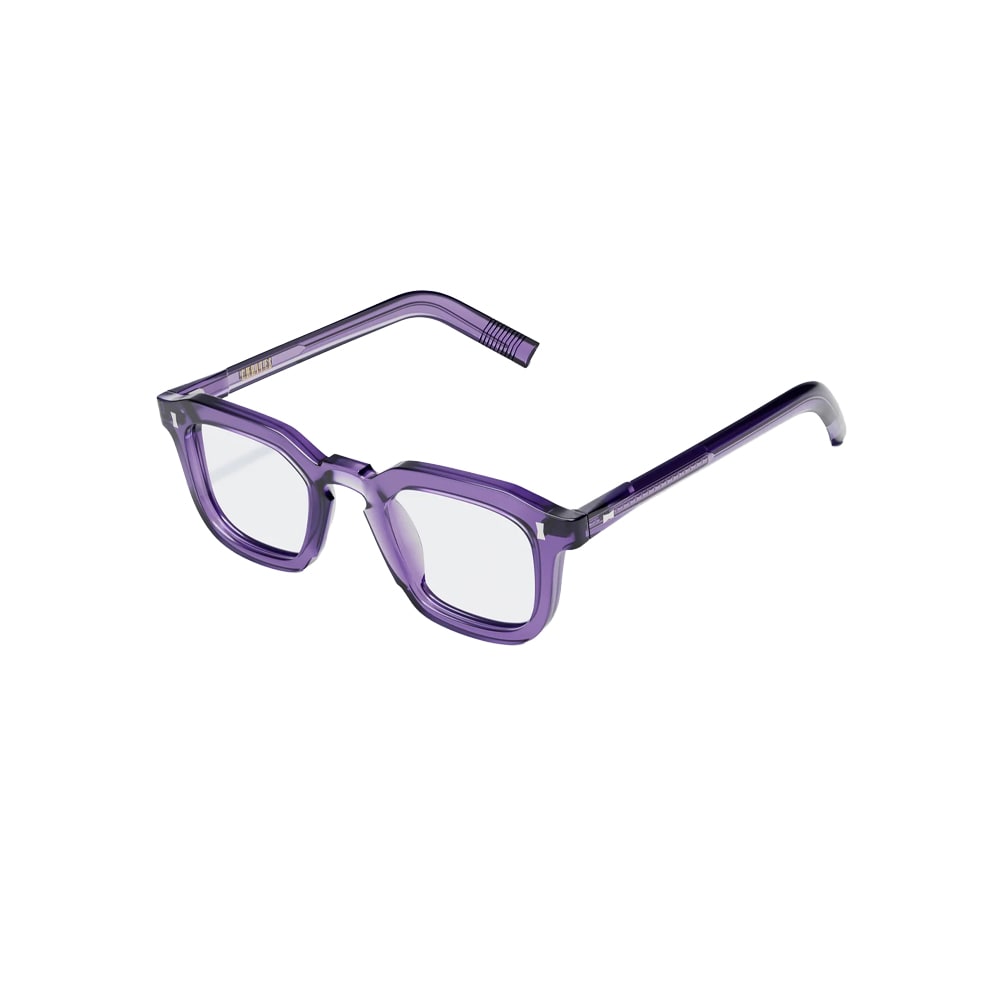 Cubitts GOWER M VIO glasses in purple, 45° view