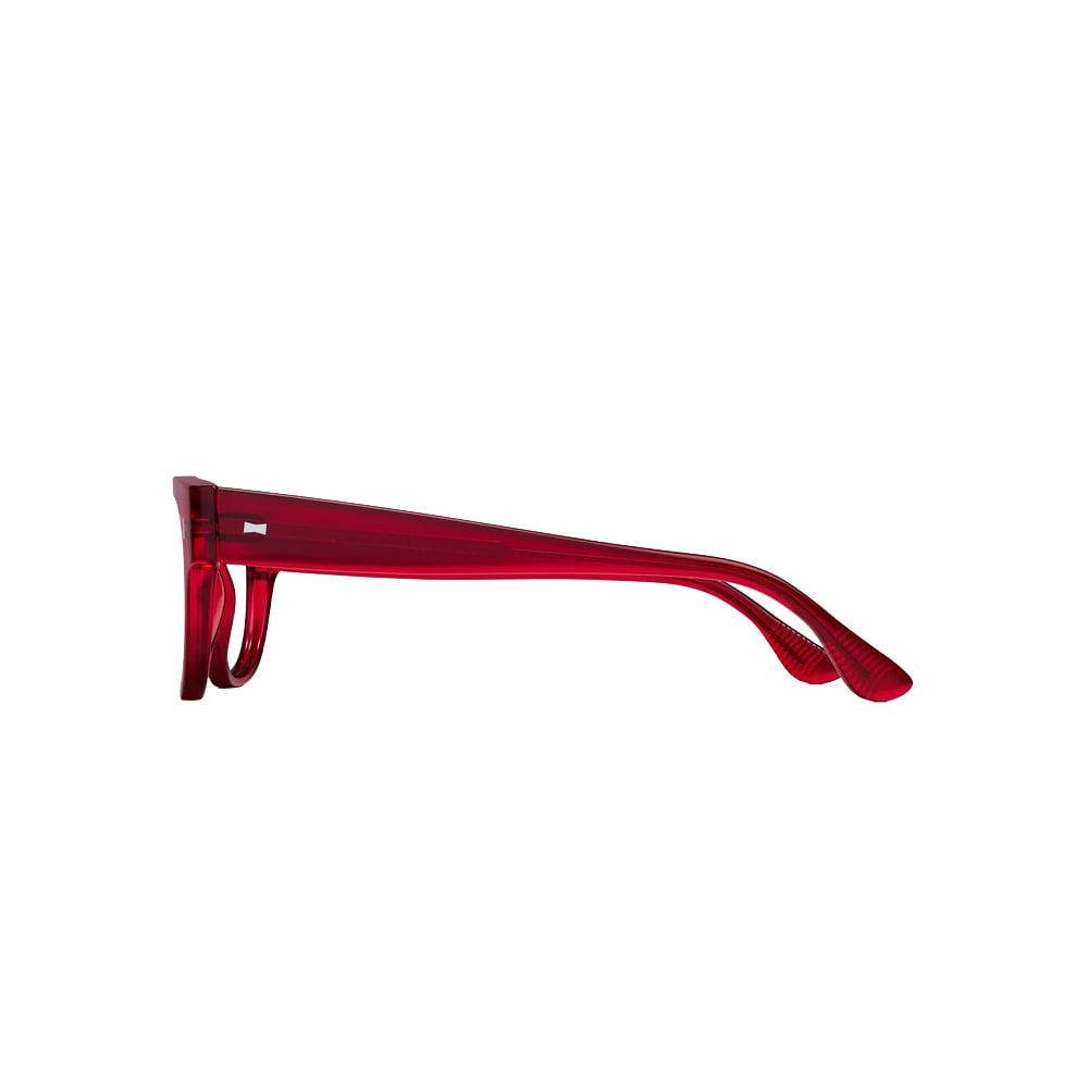 Cubitts HARRISON S BUR glasses in red, side view