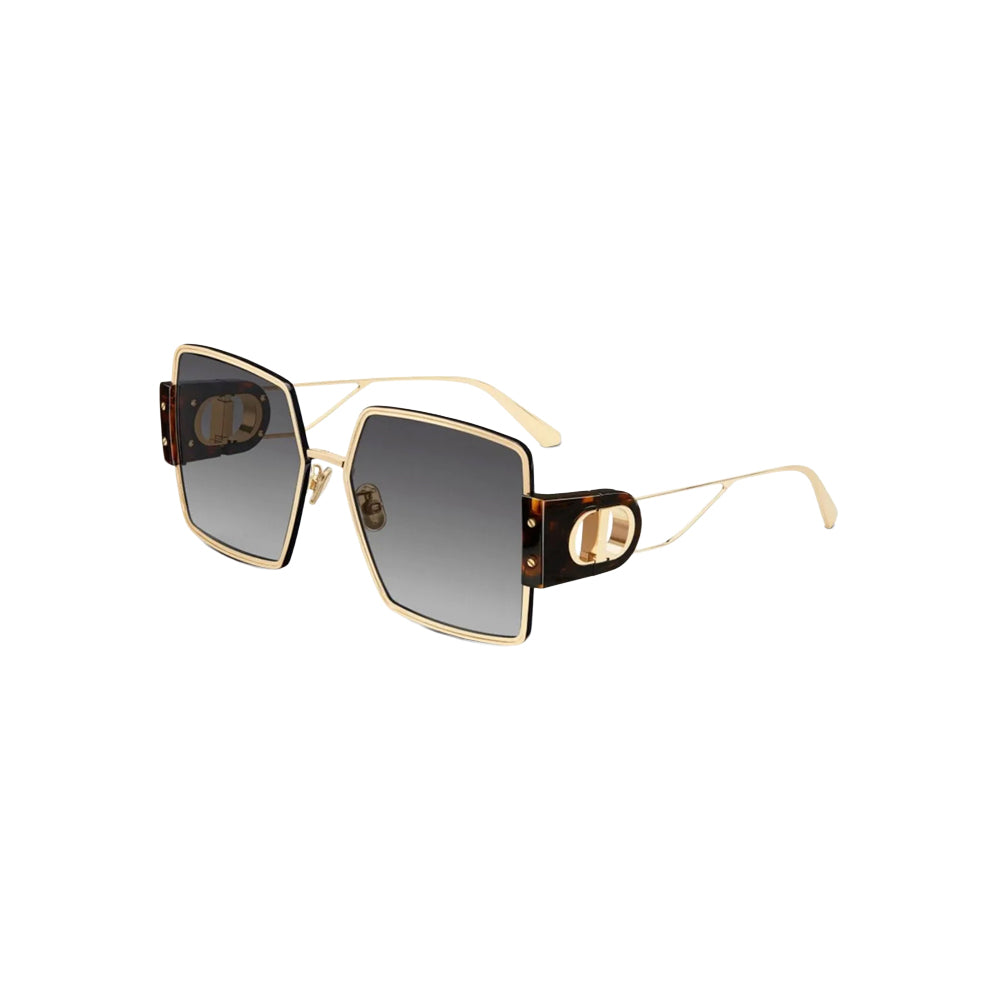 Dior 30MONTAIGNE S4U B4AI sunglasses in gold, 45° view