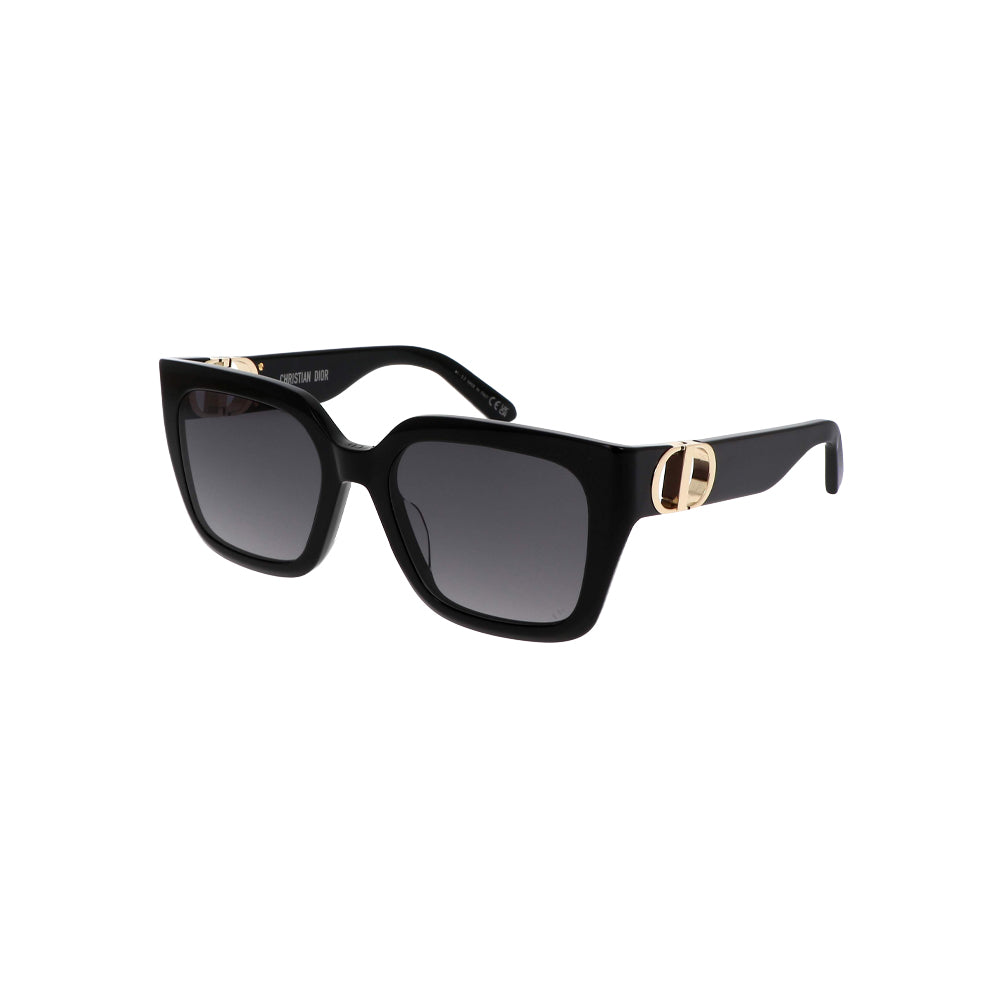 Dior 30MONTAIGNE S8U 10A1 sunglasses in black, 45° view