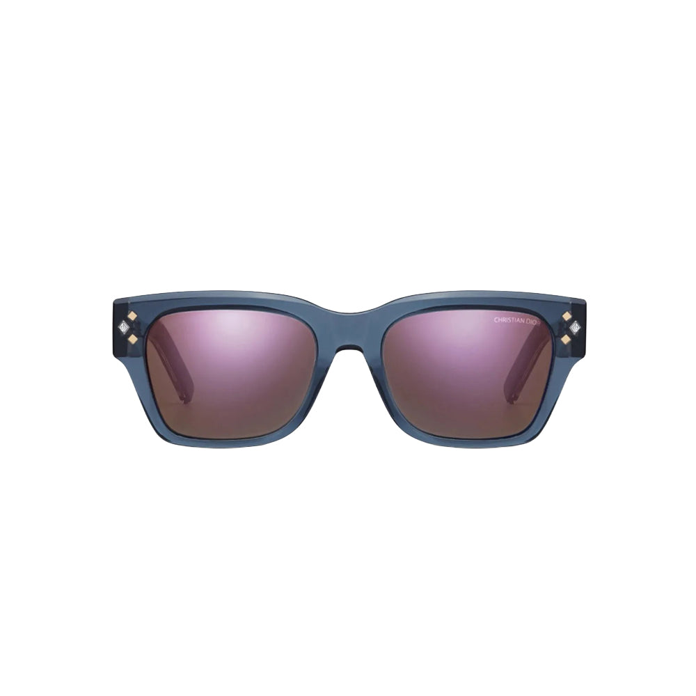 Dior CD DIAMOND S21 30G7 3 sunglasses in blue, front view