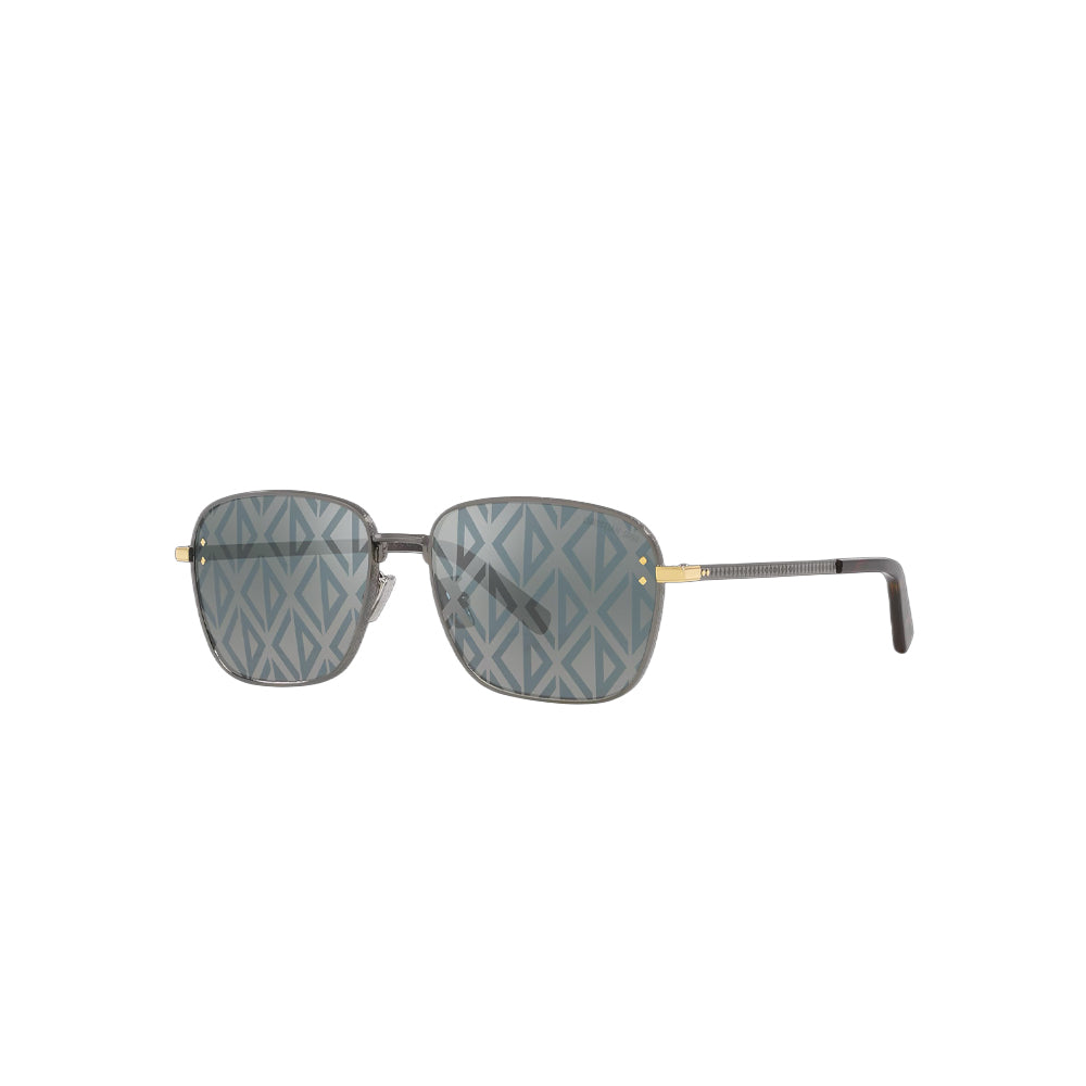 Dior CD DIAMOND S4U H2BB 3 sunglasses in grey, 45° view