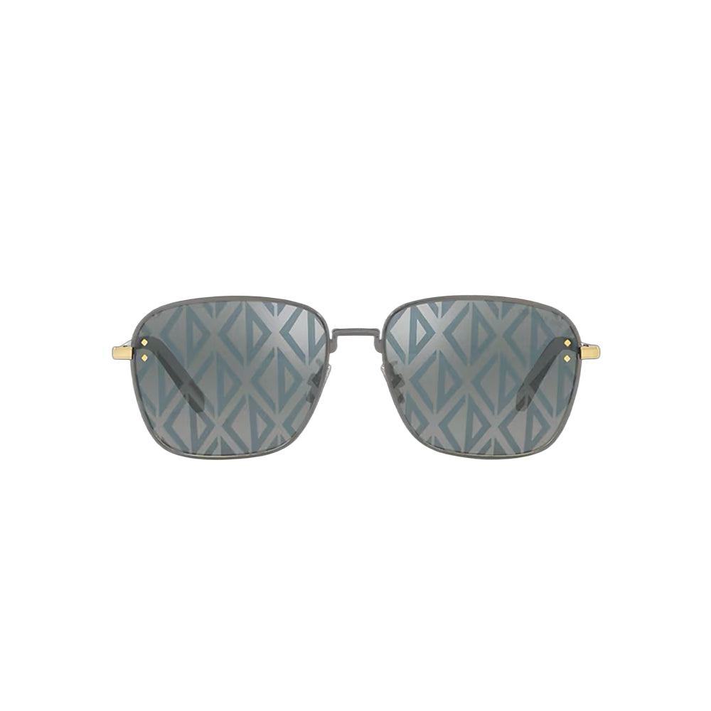 Dior CD DIAMOND S4U H2BB 3 sunglasses in grey, front view