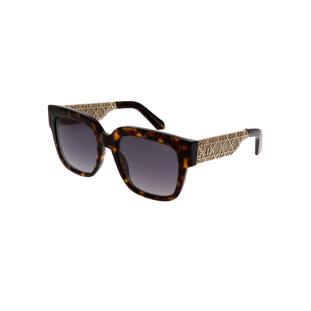 Dior DIORESILLE S11 20A1 3 sunglasses in havana, 45° view