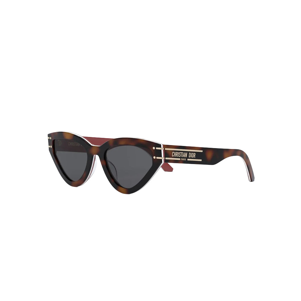 Dior DIORSIGNATURE B2U DIORALPS 26A0 3 sunglasses in havana, 45° view