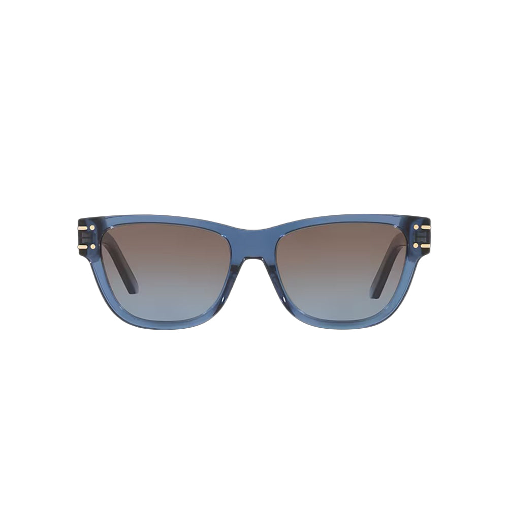 Dior DIORSIGNATURE S6U 68D0 3 sunglasses in blue, front view