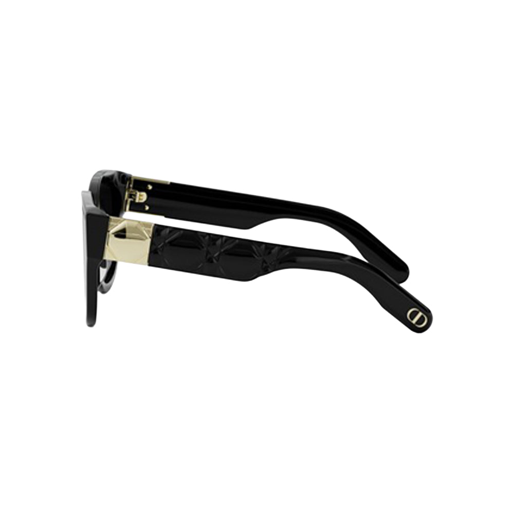 Dior LADY 95.22 R3I 10A1 3 sunglasses in black, side view