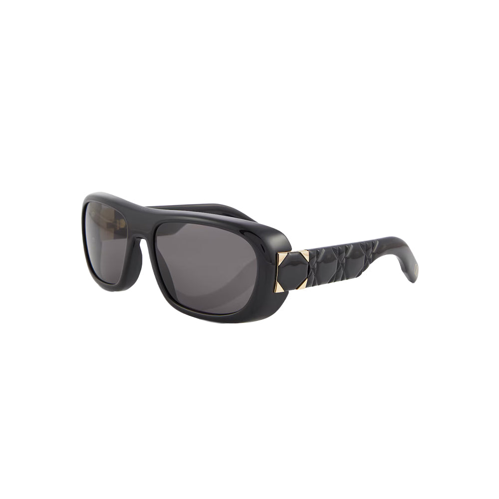 Dior LADY 95.22 S1I 10A0 3 sunglasses in black, 45° view