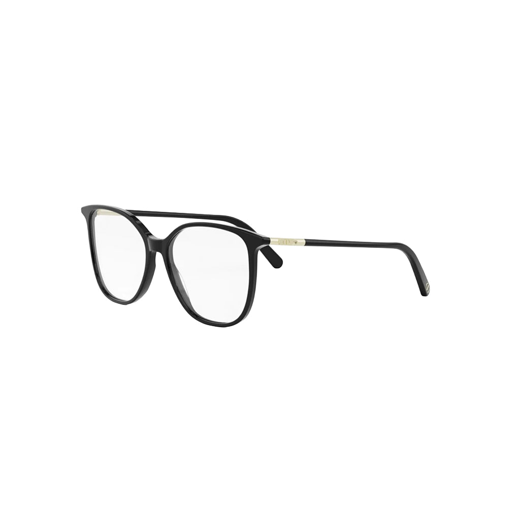 Dior MINICDO R6I glasses in black, 45° view