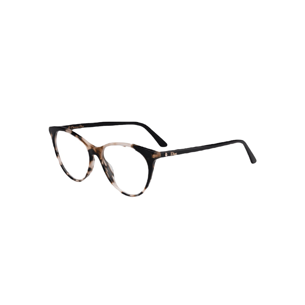 Dior n57 glasses in havana, 45° view