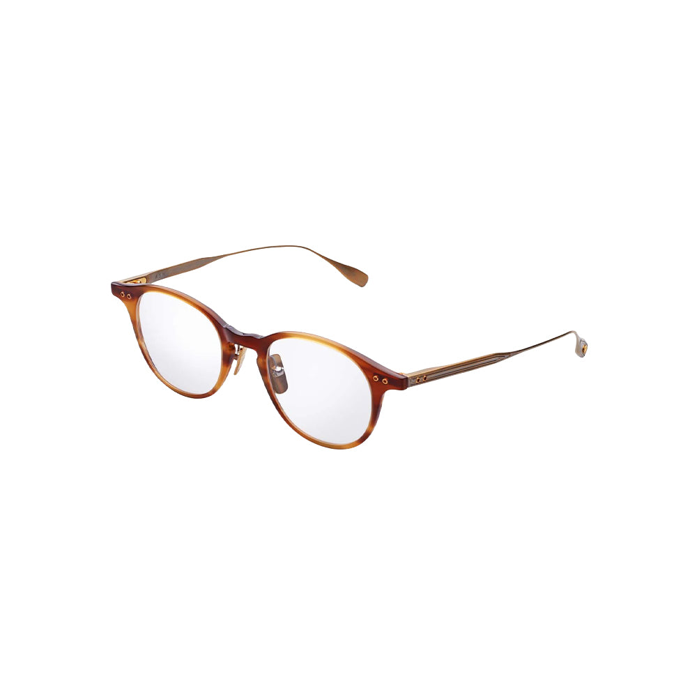 Dita ASH GOLD glasses in havana, 45° view